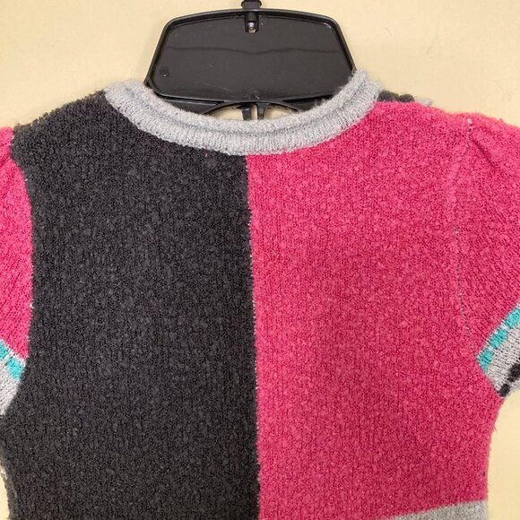 Deux par Deux Dress Girls Small Patchwork Look Soft some pilling - Picture 4 of 7